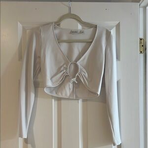 Aritzia Tie Front Top